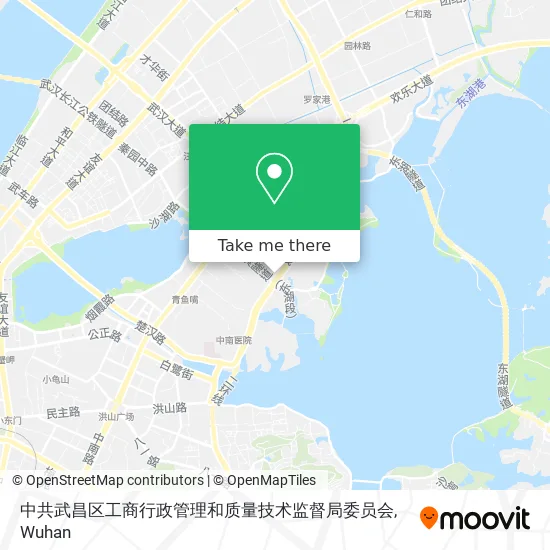 中共武昌区工商行政管理和质量技术监督局委员会 map
