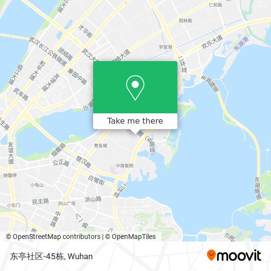 东亭社区-45栋 map