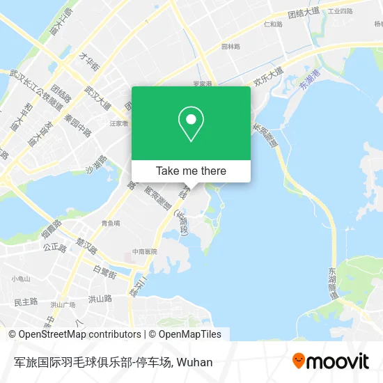 军旅国际羽毛球俱乐部-停车场 map
