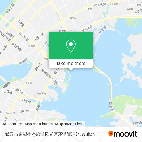 武汉市东湖生态旅游风景区环湖管理处 map