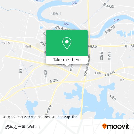 洗车之王国 map