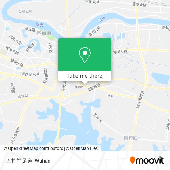 五指禅足道 map