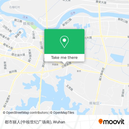 都市丽人(中核世纪广场南) map