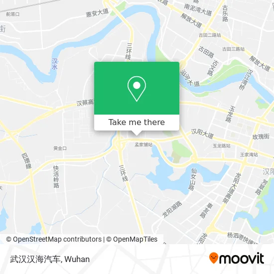 武汉汉海汽车 map