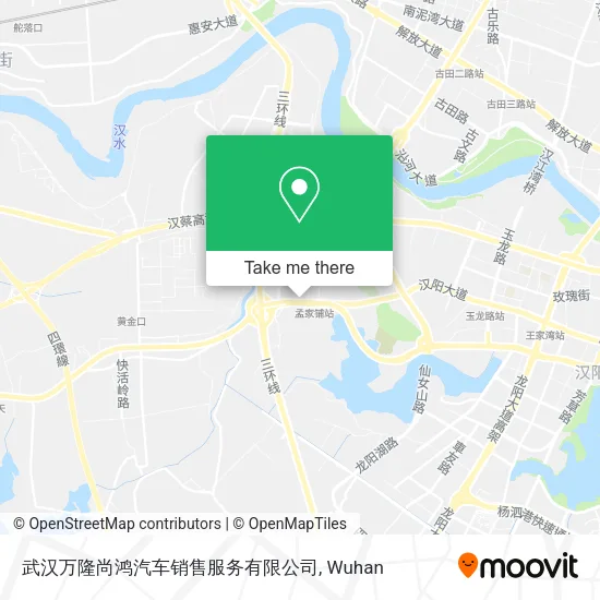 武汉万隆尚鸿汽车销售服务有限公司 map