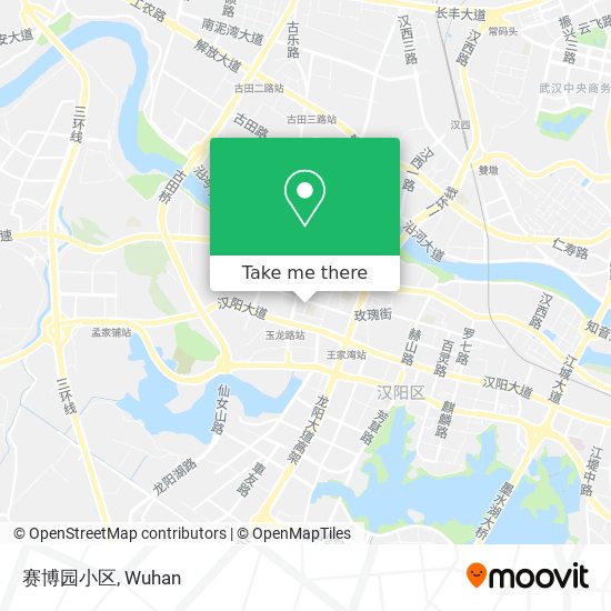赛博园小区 map
