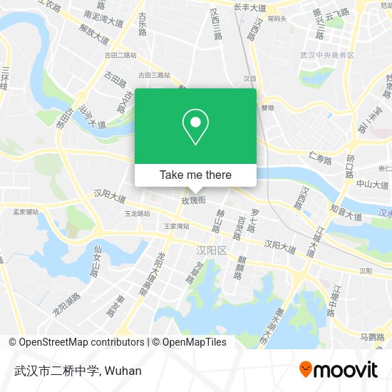 武汉市二桥中学 map