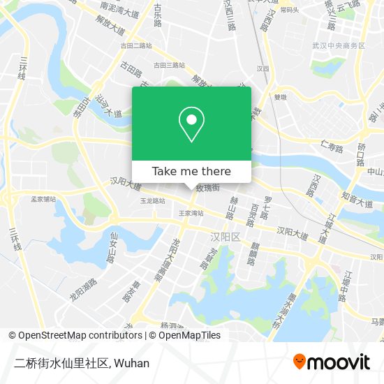 二桥街水仙里社区 map