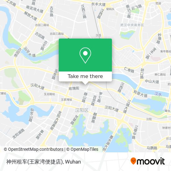 神州租车(王家湾便捷店) map