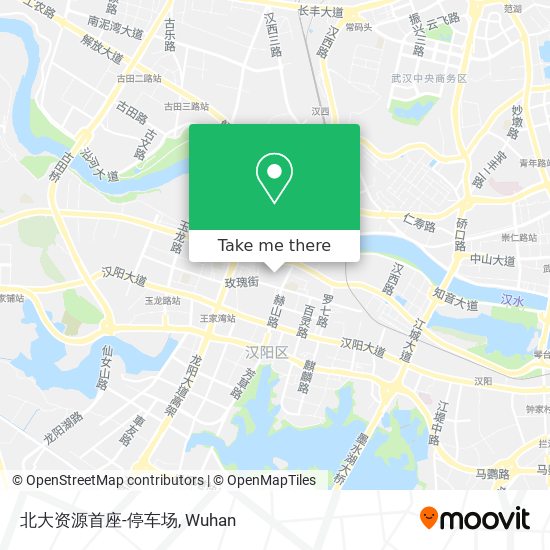 北大资源首座-停车场 map
