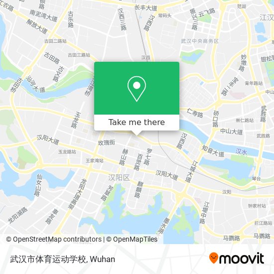 武汉市体育运动学校 map