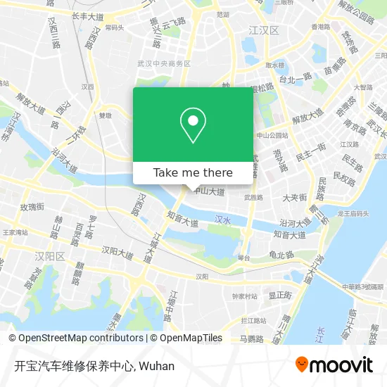开宝汽车维修保养中心 map