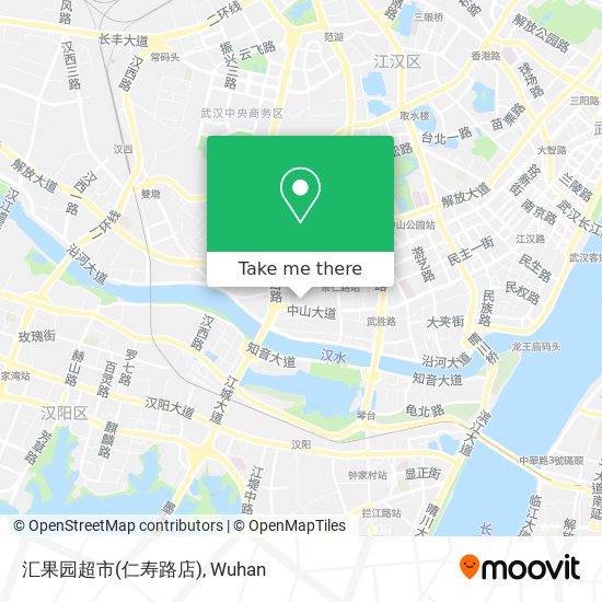 汇果园超市(仁寿路店) map