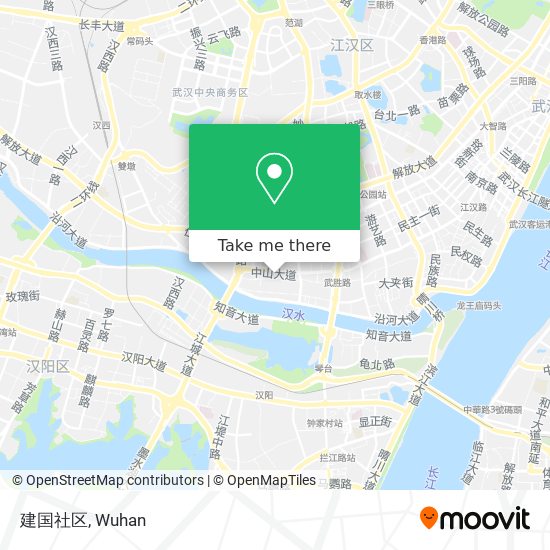 建国社区 map
