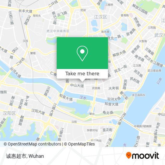 诚惠超市 map