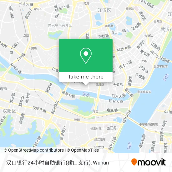 汉口银行24小时自助银行(硚口支行) map
