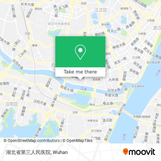 湖北省第三人民医院 map