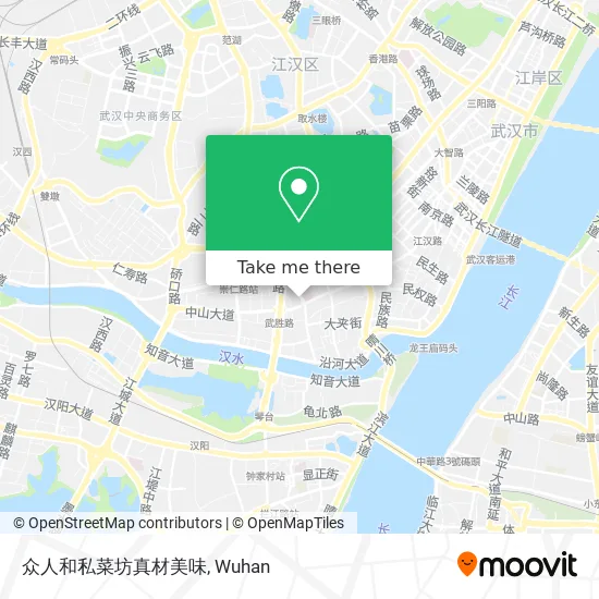 众人和私菜坊真材美味 map