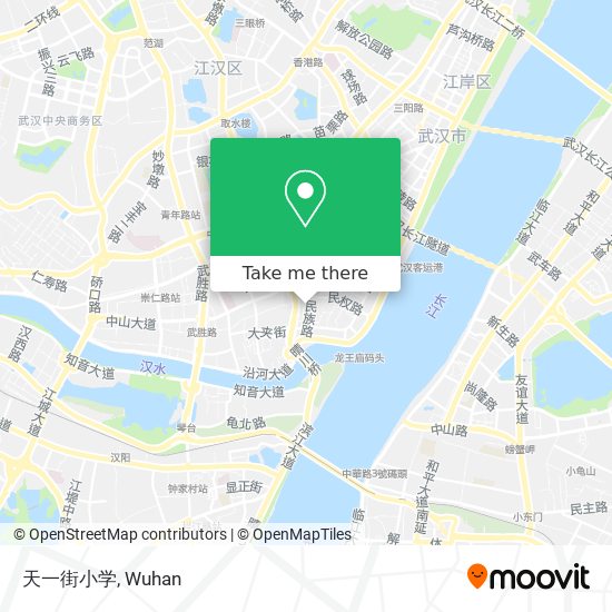 天一街小学 map