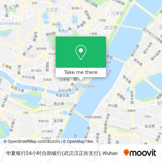 华夏银行24小时自助银行(武汉汉正街支行) map
