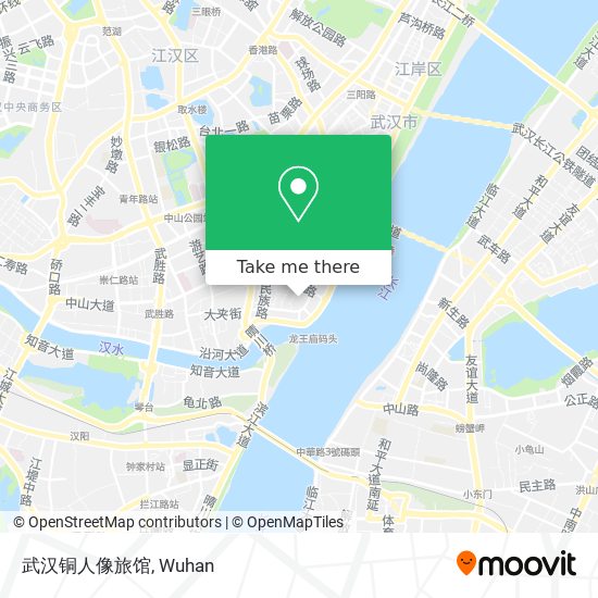 武汉铜人像旅馆 map