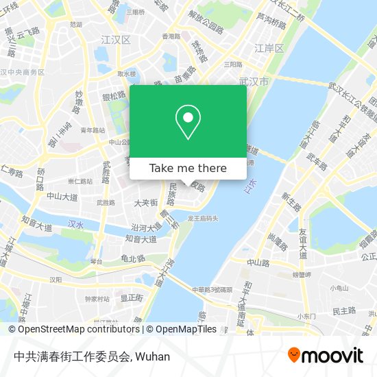 How To Get To 中共满春街工作委员会in 江汉区by Bus Or Metro