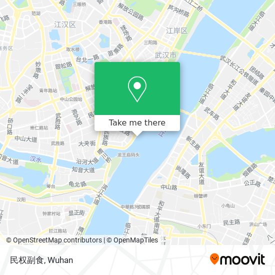 民权副食 map