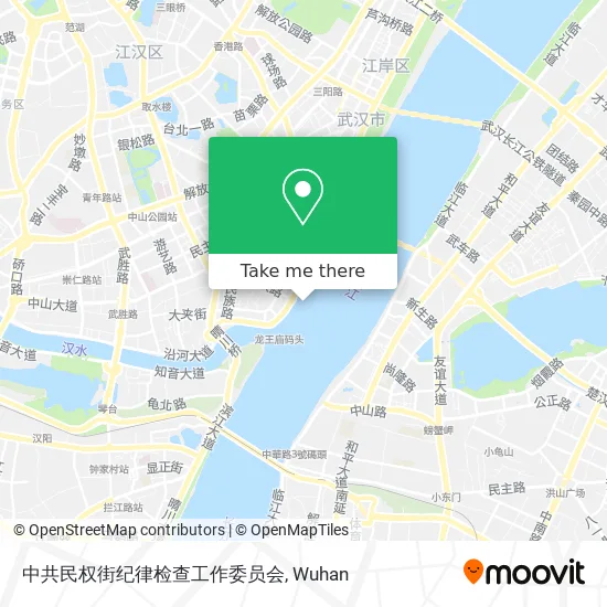 中共民权街纪律检查工作委员会 map
