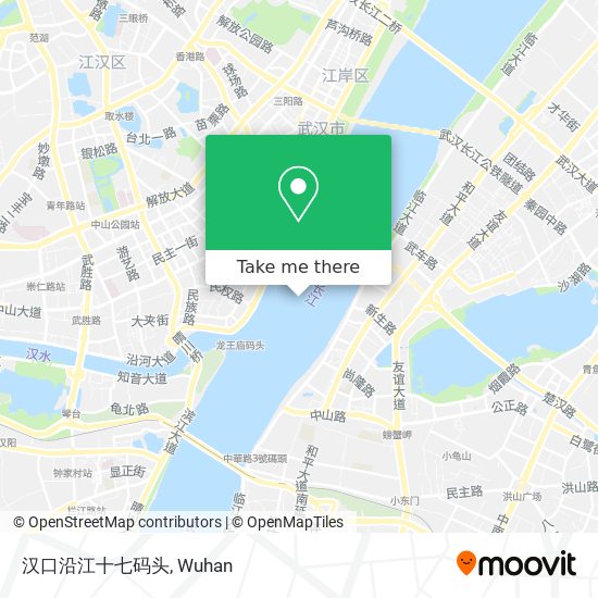 汉口沿江十七码头 map