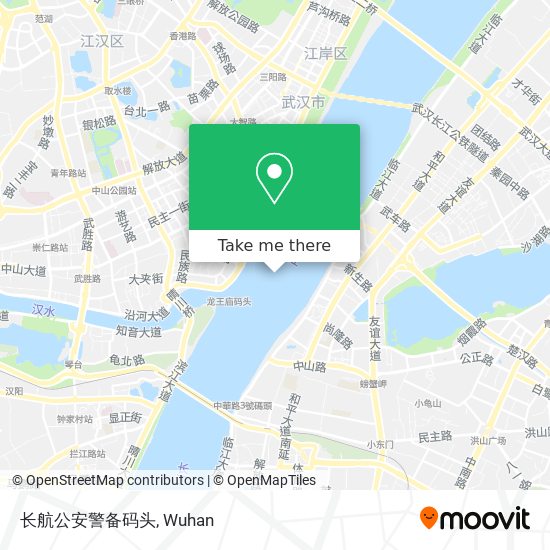 长航公安警备码头 map