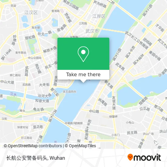 长航公安警备码头 map