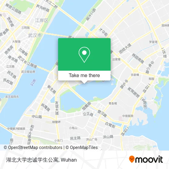 湖北大学忠诚学生公寓 map