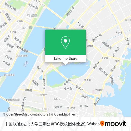 中国联通(湖北大学三期公寓3G沃校园体验店) map