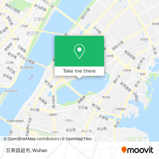 百果园超市 map