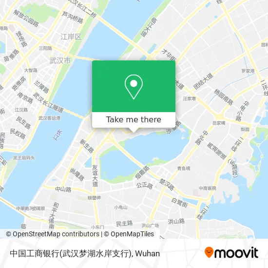 中国工商银行(武汉梦湖水岸支行) map