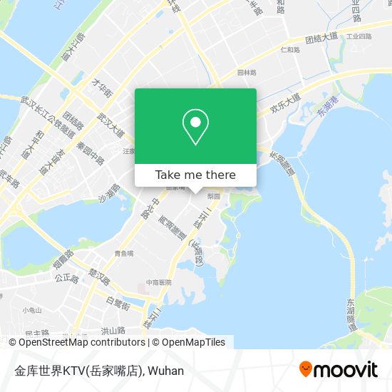 金库世界KTV(岳家嘴店) map