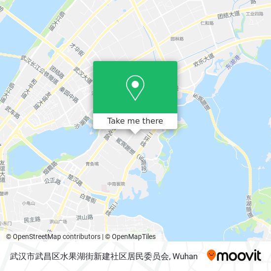 武汉市武昌区水果湖街新建社区居民委员会 map