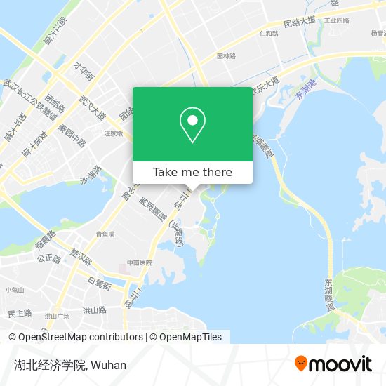 湖北经济学院 map