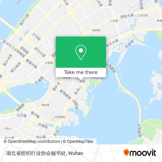 湖北省纺织行业协会秘书处 map