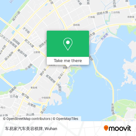 车易家汽车美容棋牌 map