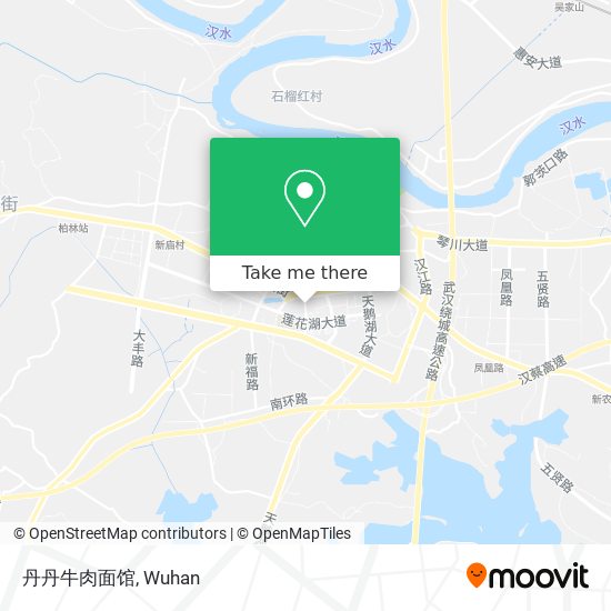 丹丹牛肉面馆 map