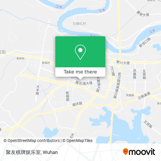聚友棋牌娱乐室 map