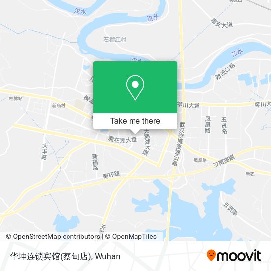 华坤连锁宾馆(蔡甸店) map