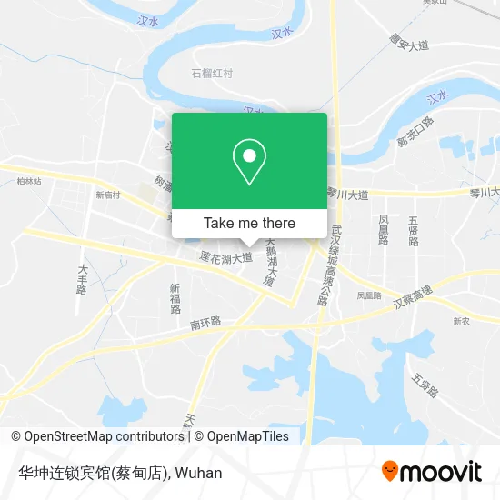 华坤连锁宾馆(蔡甸店) map