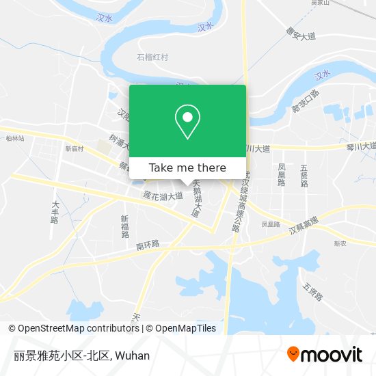 丽景雅苑小区-北区 map