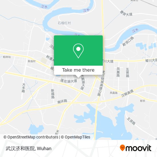 武汉济和医院 map
