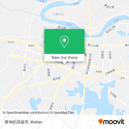 蔡甸职高超市 map
