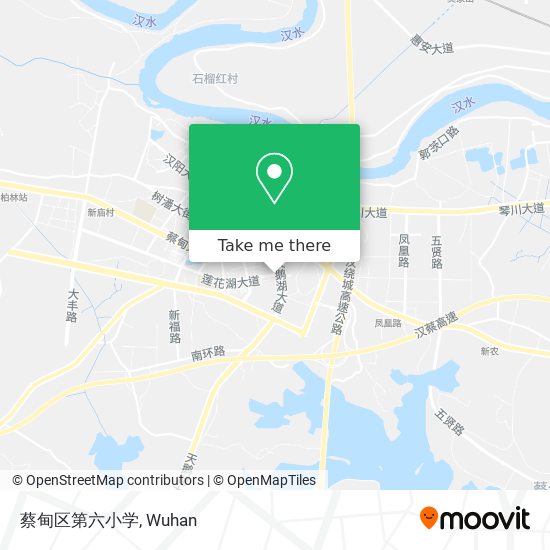 蔡甸区第六小学 map
