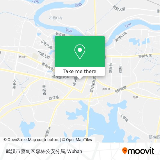 武汉市蔡甸区森林公安分局 map