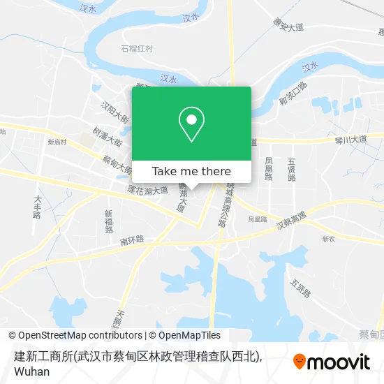 建新工商所(武汉市蔡甸区林政管理稽查队西北) map
